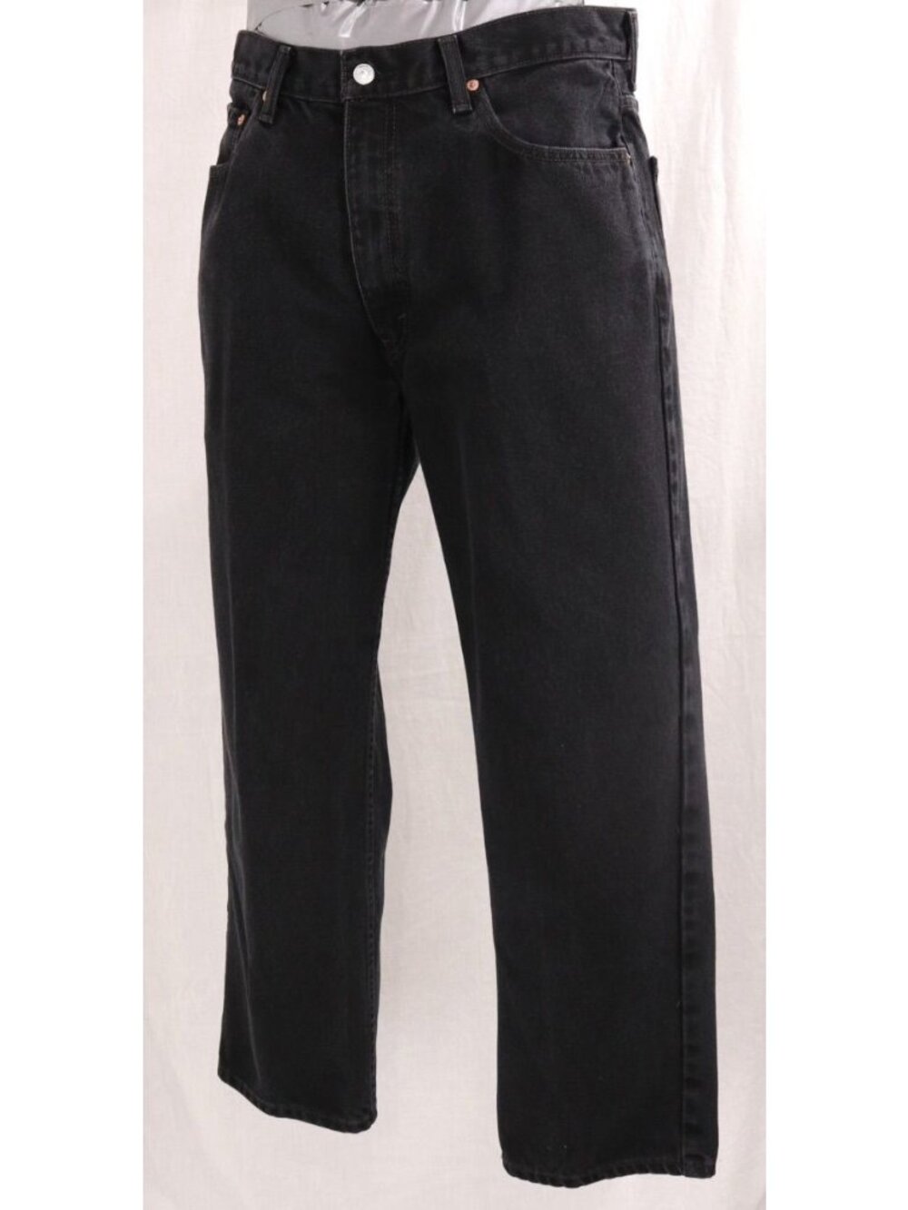 Levis 550 Jeans Mens 38 x 30 Black Relaxed Fit Straight Leg Streetwear Denim VTG - Picture 6 of 13